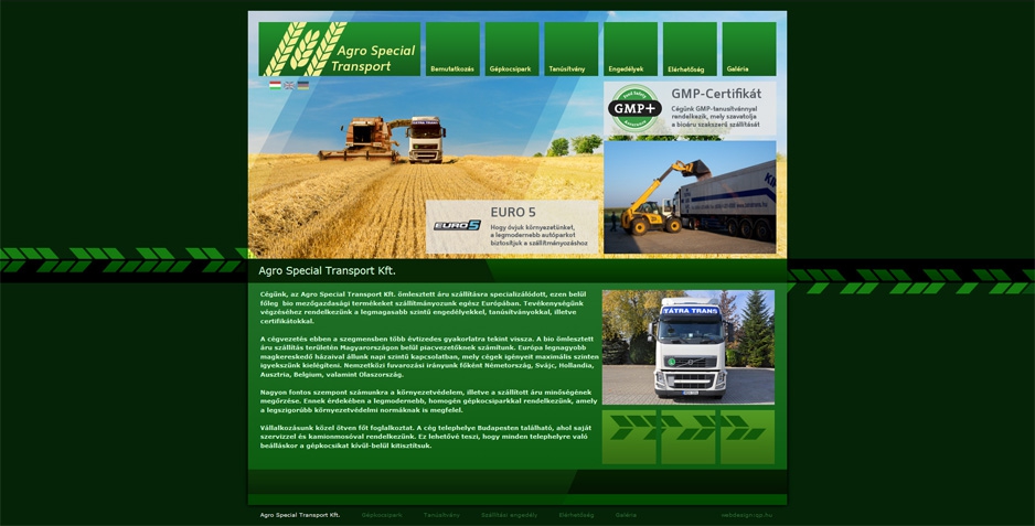 Agro Special Transport kft. | weboldal