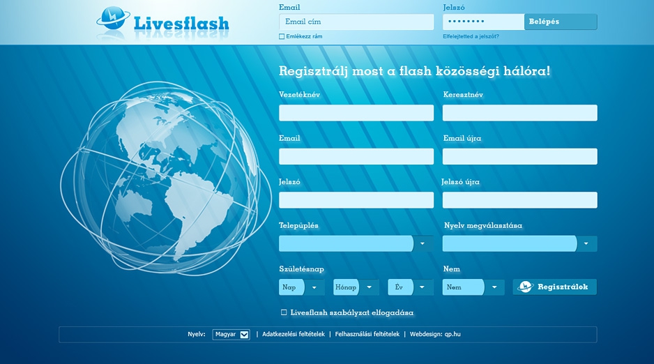 Livesflash.com | webdesign